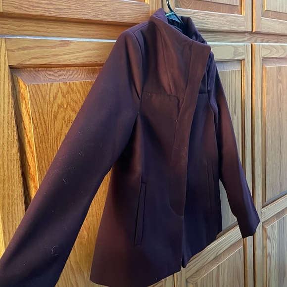 Warm purple pea coat! - Picture 7 of 7